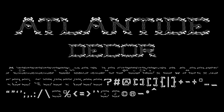 Example font Atlantide #5
